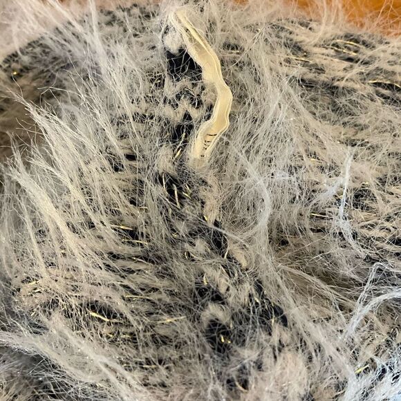 Springfield Knitwear Icy Blue Fuzzy Soft Sparkly Sweater Med - Picture 8 of 16